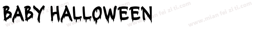 Baby Halloween字体转换